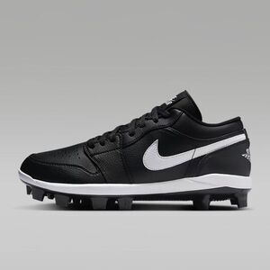 Air Jordan 1 Retro MCS Low- Nike Men’s Black and White Cleats. New. Size 13.